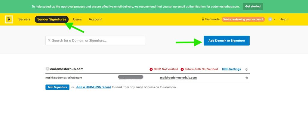 004 deliverykitsmtp postmark setup add a domain - CodeMaster Hub