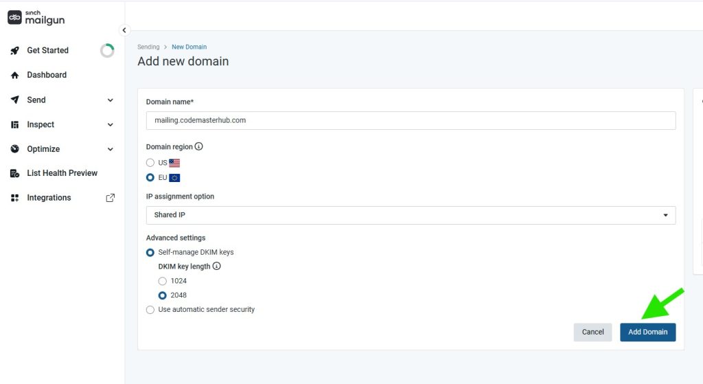 005 deliverykitsmtp mailgun smtp setup add domain st2 - CodeMaster Hub