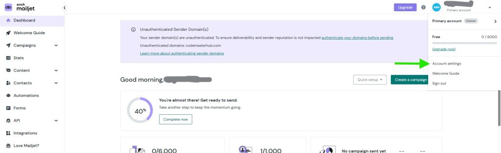 005 deliverykitsmtp mailjet smtp setup add your domain - CodeMaster Hub