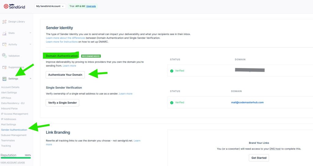 005 sendgrid domain authentication 1 - CodeMaster Hub