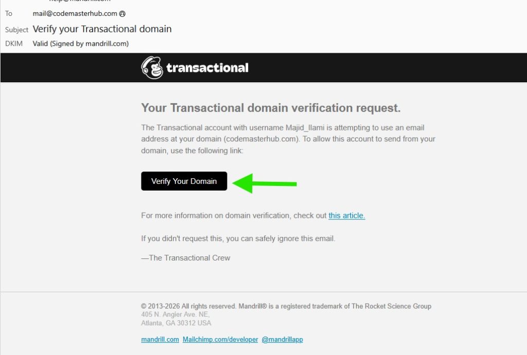 006 deliverykitsmtp mandrill smtp setup domain verification st2 - CodeMaster Hub