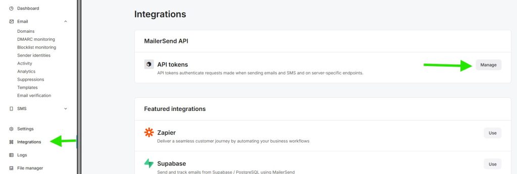 008 deliverykitsmtp mailersend setup api - CodeMaster Hub