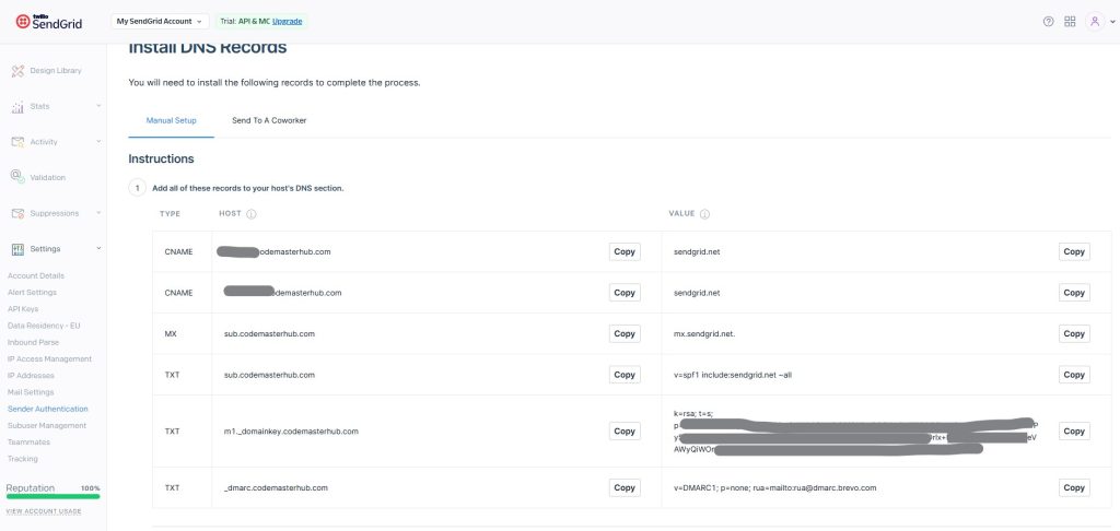 008 sendgrid install dns records - CodeMaster Hub