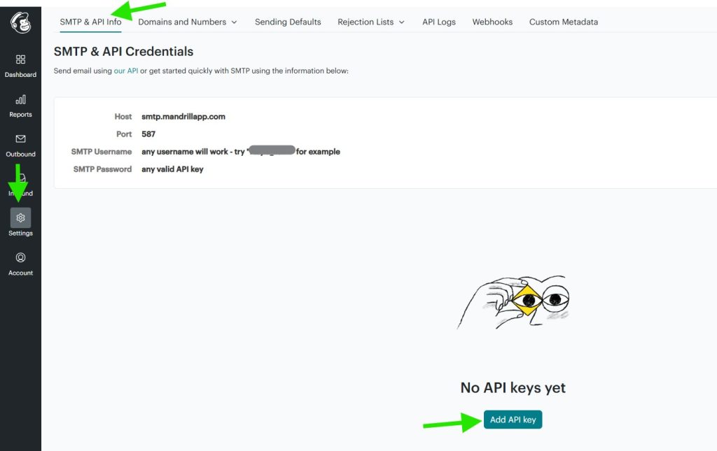 011 deliverykitsmtp mandrill smtp setup add api - CodeMaster Hub