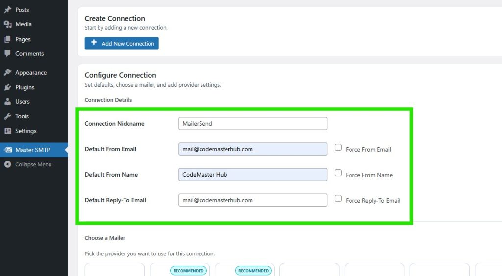 012 deliverykitsmtp mailersend setup config details - CodeMaster Hub