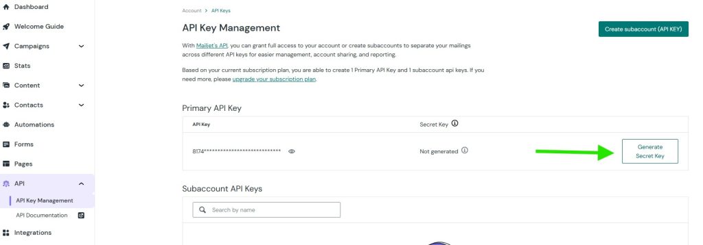 014 deliverykitsmtp mailjet smtp setup create api st2 - CodeMaster Hub