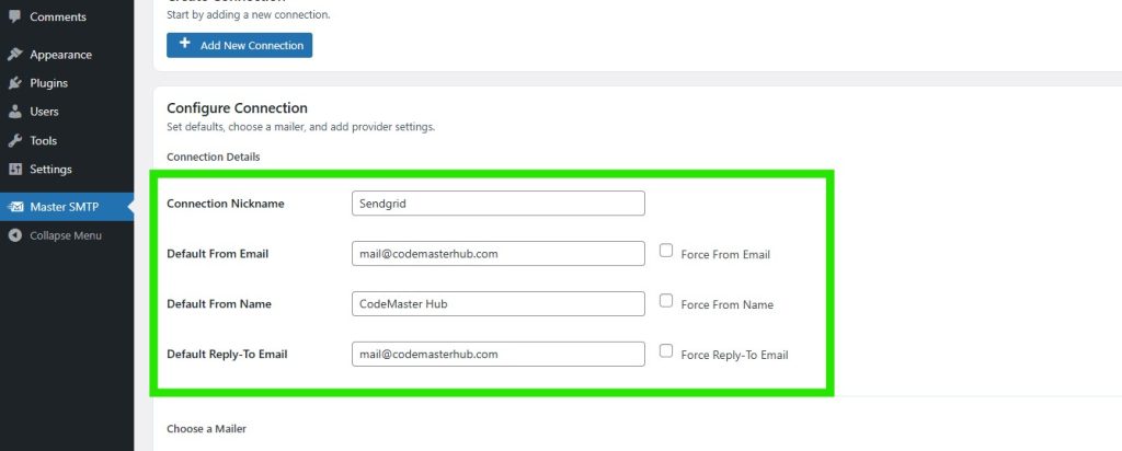 deliverykit smtp connection details sendgrid - CodeMaster Hub