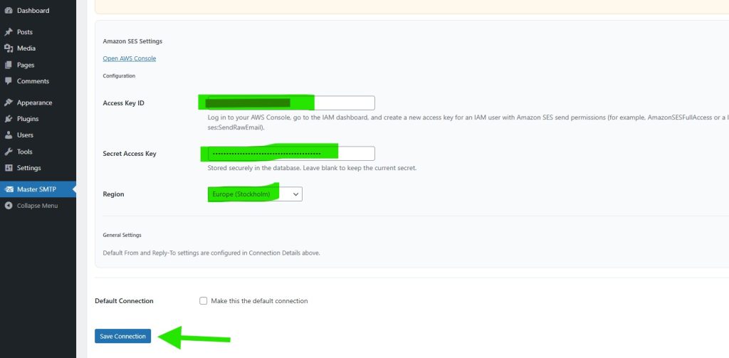 deliverykitsmtp aws enter keys - CodeMaster Hub