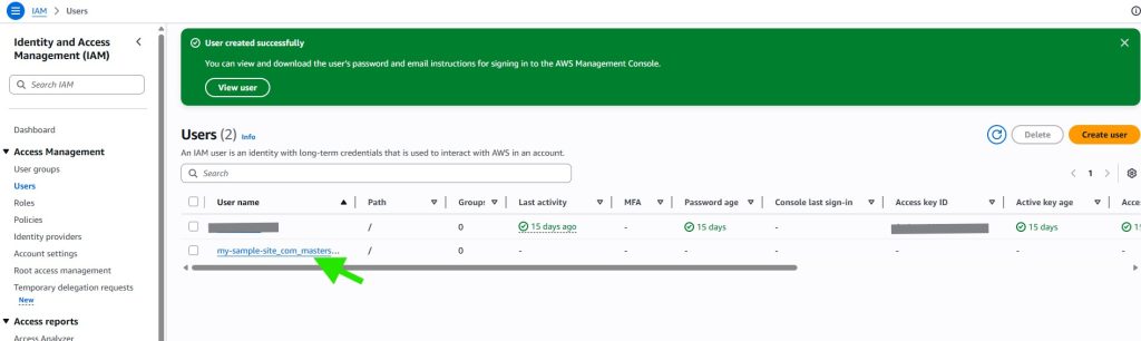 deliverykitsmtp aws users list - CodeMaster Hub