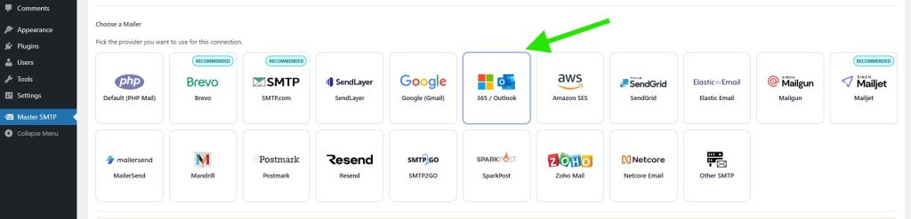 deliverykitsmtp choose outlook - CodeMaster Hub