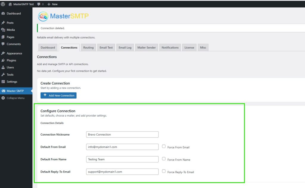 deliverykitsmtp connection details - CodeMaster Hub