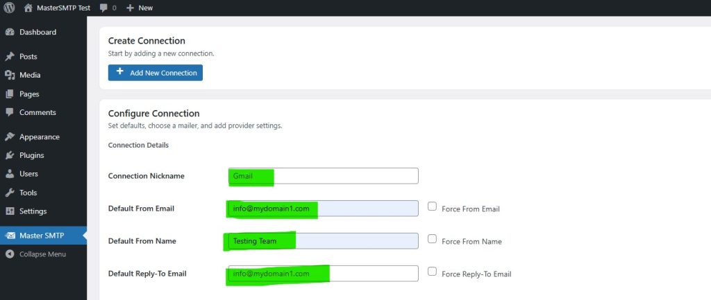 deliverykitsmtp gmail connection details - CodeMaster Hub
