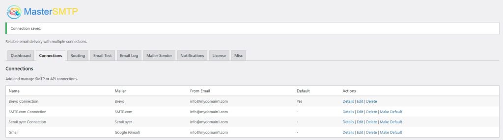 deliverykitsmtp gmail connection saved - CodeMaster Hub