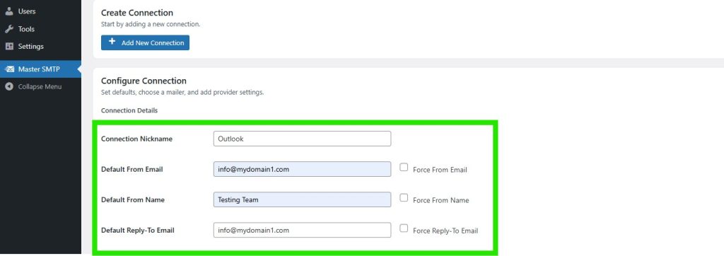 deliverykitsmtp ms connection details - CodeMaster Hub