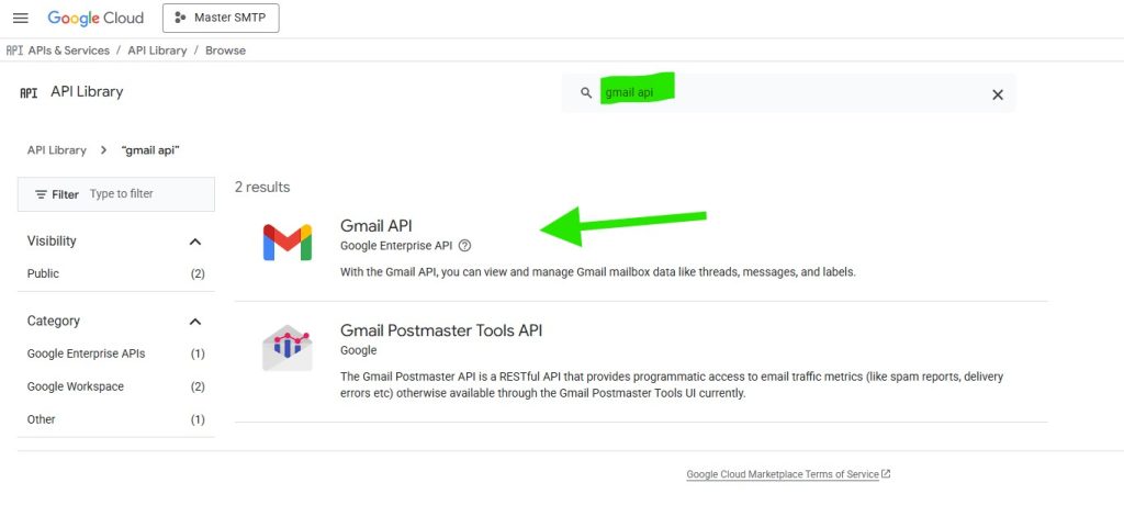 deliverykitsmtp select gmail api - CodeMaster Hub