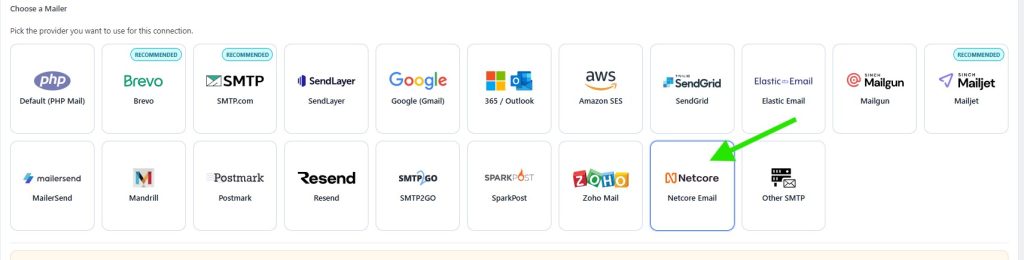 003 deliverykitsmtp netcore setup netcore selected - CodeMaster Hub
