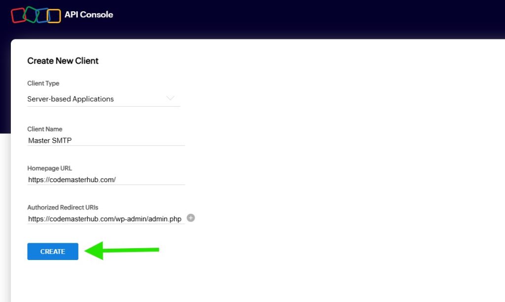 003 deliverykitsmtp zohomail setup zoho mail api st3 - CodeMaster Hub