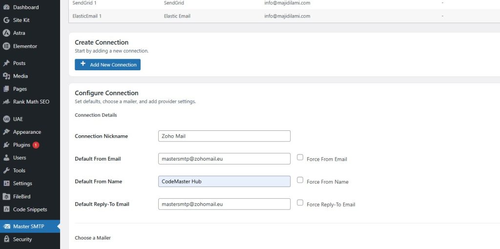 004 deliverykitsmtp zohomail setup zoho mail setup in wp - CodeMaster Hub