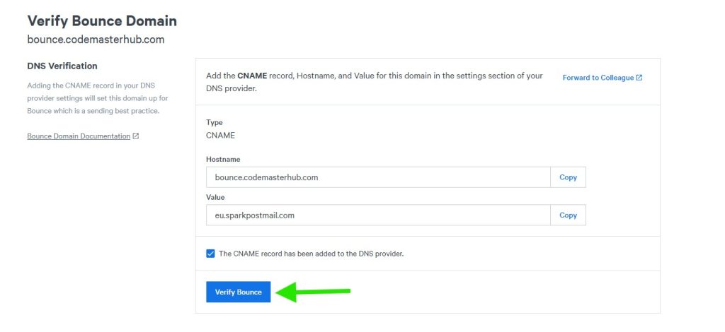 008 deliverykitsmtp sparkpost smtp setup create add bounce domain st3 - CodeMaster Hub