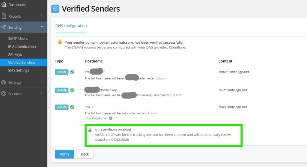 010 deliverykitsmtp smtp2go setup verify sender st6 - CodeMaster Hub