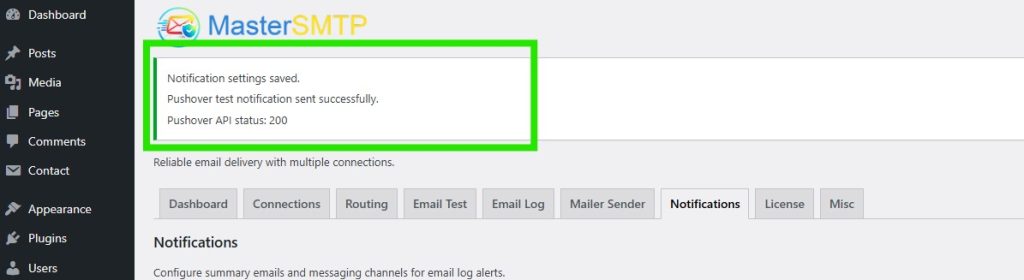 deliverykitsmtp pushover setup 005 - CodeMaster Hub