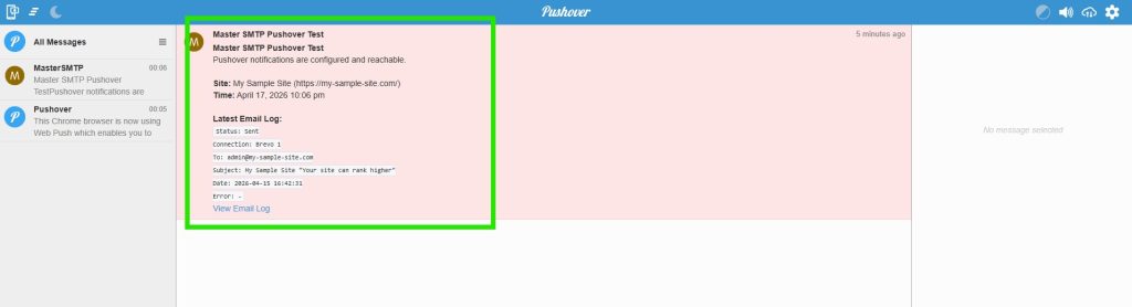 deliverykitsmtp pushover setup 008 - CodeMaster Hub